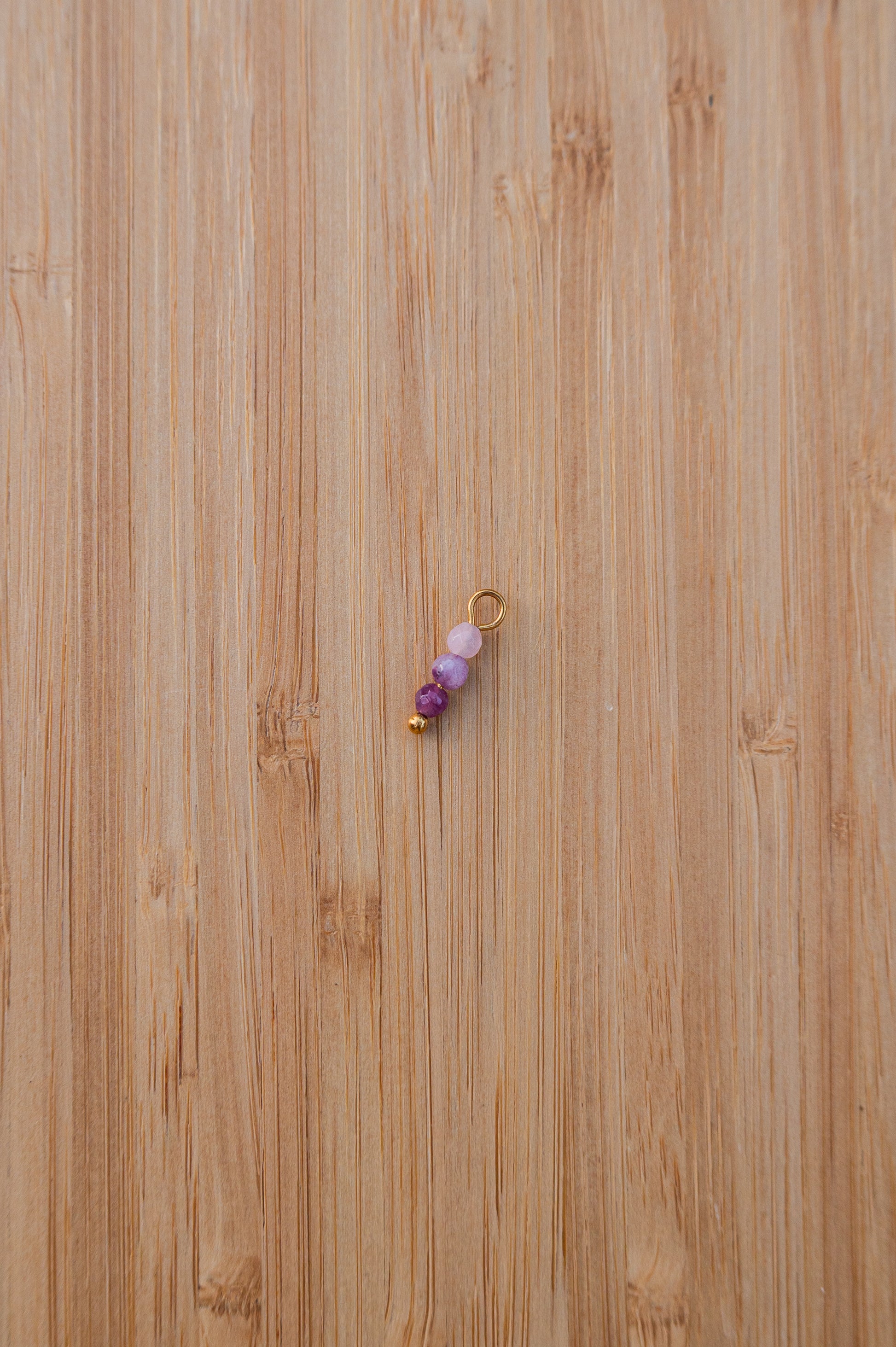 Oorbelhangers purple gradient