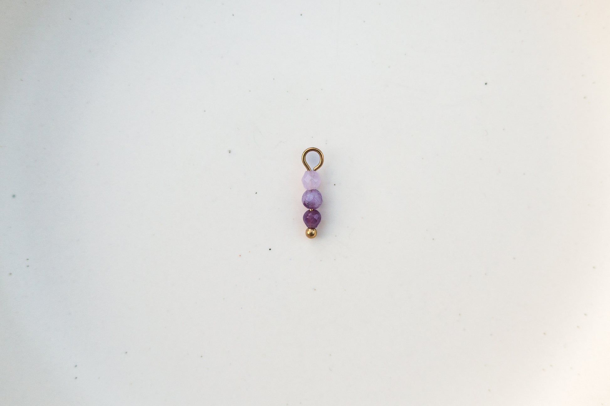 Oorbelhangers purple gradient