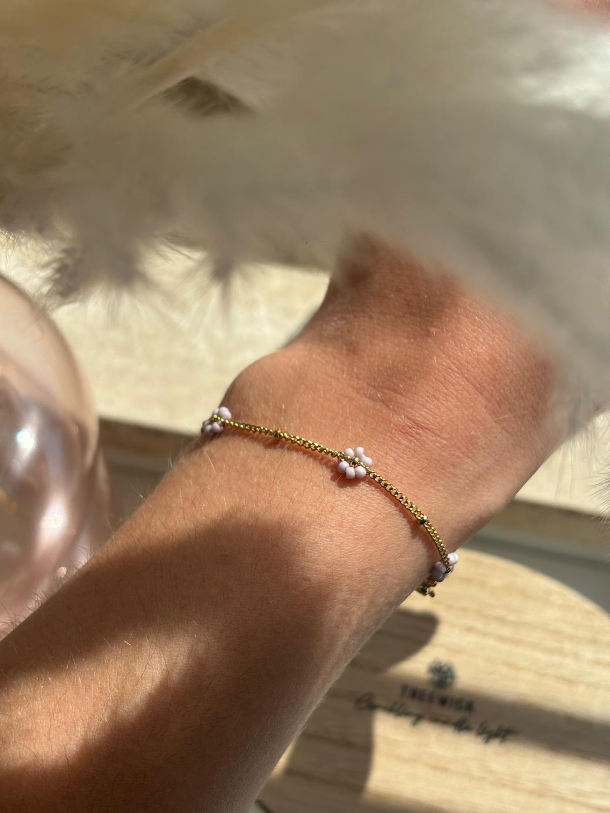 Armband bloemen
