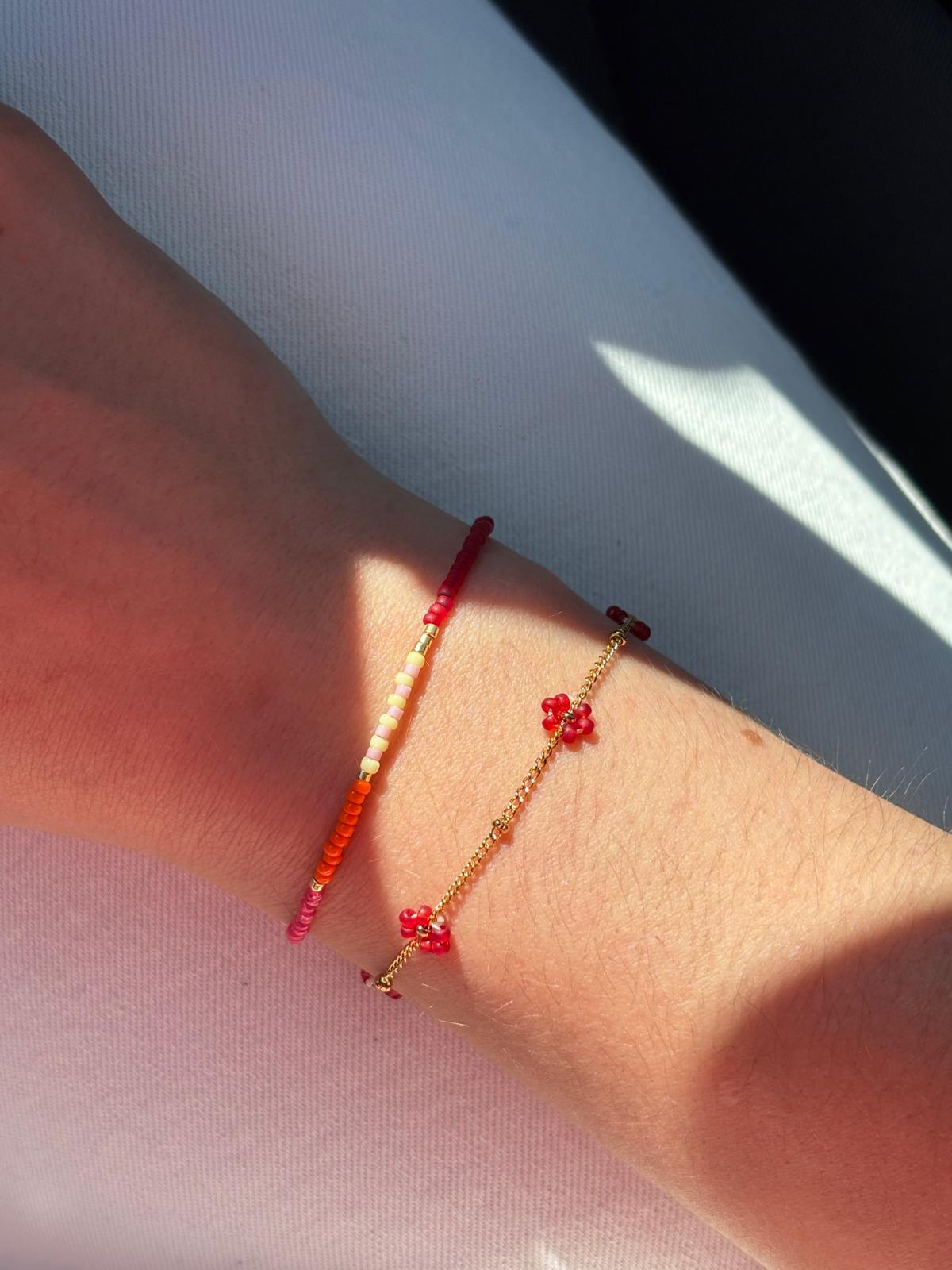 Armband bloemen