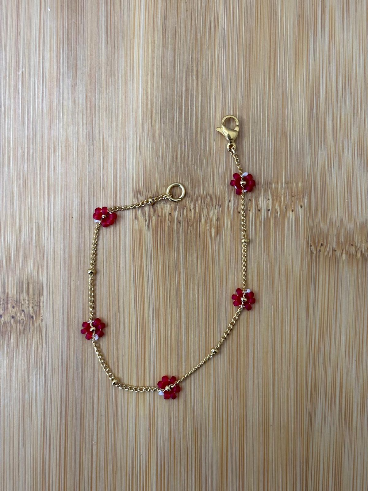 Armband bloemen